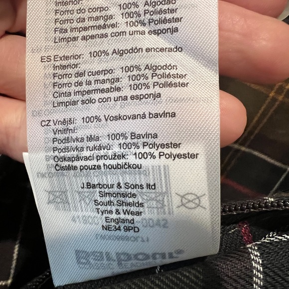 Barbour Beadnell Olive Jacket w/ Hood - Picture 11 of 11